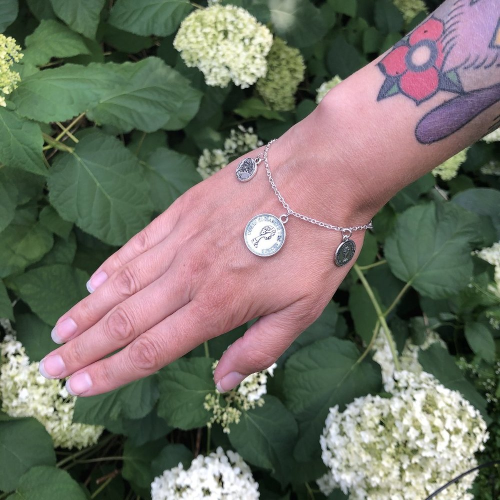 Boho Coin Bracelet - Picture 2 of 3